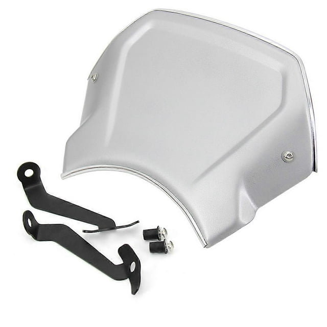 Motorcycle Front Windshield Bracket for Honda WindScreen Cover Silver