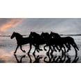 thumbnail image 2 of PHBurchett   18x12 Black Ornate Wood Framed with Double Matting Museum Art Print Titled - Wave Runners I, 2 of 4