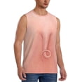 thumbnail image 2 of Haiem Men's Pig'S Tail Print Tank Tops Summer Sleeveless Cut Off Workout T-Shirts Fitness Vest Athletic Undershirts-3X-Large, 2 of 8