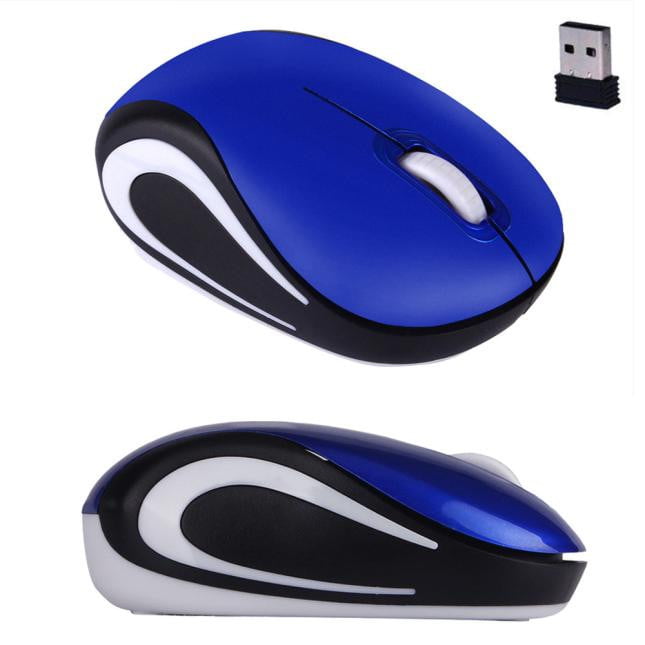 2.4GHz Wireless 1800DPI Cordless Optical Gaming Mouse USB Interface PC #2 