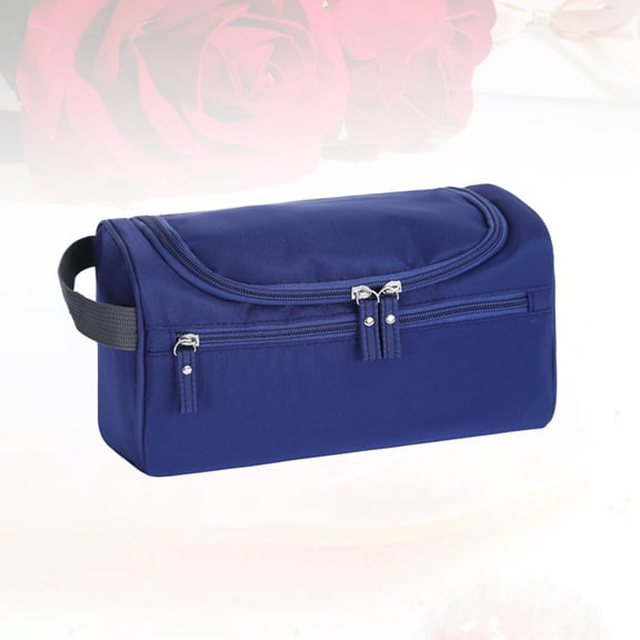 EXHUMKY Travel Toiletry Bag with Hanging Hook, Portable Organizer for Travel Essentials and Toiletries