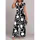 thumbnail image 4 of Mono sexy sin mangas con cuello en V para mujer, mono elegante con estampado ajustado a la moda para primavera y verano, mono de una pieza 2024, 4 of 5