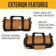 thumbnail image 2 of Bolsa de lona Carhartt Classic Redonda 60 L Resistente al Agua Marrón, 2 of 6