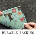 thumbnail image 6 of Dachshunds and Pioneer Flower Door Rugs,Washable Non Slip Door Mats Indoor,Decorative Door Mats,Entry Mat Indoor for Entrance,Bedroom,Kitchen,Bathroom,17"x30", 6 of 6