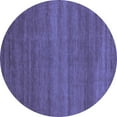 thumbnail image 1 of Ahgly Company Indoor Round Abstract Blue Modern Area Rugs, 3' Round, 1 of 4