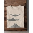 thumbnail image 3 of Grey-Scale Stingrays Ii. T-Shirt Men -Studio W Designs, Male Medium, 3 of 4