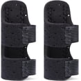 thumbnail image 1 of 2pcs- (Black)The Medium Code Finger Splint, Adjustable Finger Orthosis Protective Support Sleeve Prevent Finger Injury During Sports, for Finger Injury, Joint Pain, 1 of 6