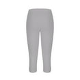 thumbnail image 5 of BLVB Womens Capri Leggings with Pockets Summer Capris Workout Yoga High Waisted Capri Pants Casual Pull on Lounge Cropped Tights, 5 of 6