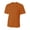 ATHLETIC ORANGE, variant on A4 Short Sleeve Birds-Eye Mesh Crew For Men in Black | N3252
