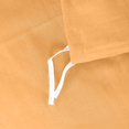 thumbnail image 5 of Nestl Bedding 7-Piece King Duvet Cover and Bed Sheet Set - Includes Duvet Cover, Flat Sheet, Fitted Sheets, 2 Pillowcases, 2 Pillow Shams - Complete Luxury Soft Microfiber Bedding Set, Apricot Orange, 5 of 6