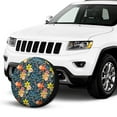 thumbnail image 2 of Kdxio Blue Floral for Tire Cover Wheel Protectors Tyre Covers Weatherproof Wheel Covers Universal Fit for Trailer Rv SUV Truck Camper Travel Trailers 16 inch, 2 of 8
