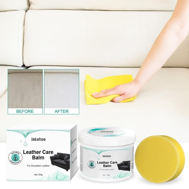 Yialzm Leather Recoloring Balm for Leather Scratch Repair and Restoration Leather Care Cream for Sofas Jackets and Bags with Beeswax Natural Protection from Drying Cracking