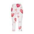 thumbnail image 5 of TaTaai Valentine's Day Pattern Stretchy Elastic Women Tight Fit Yoga Pants High Waisted Non-see-through Breathable Workout Running Casual Full Length Leggings Gift, 5 of 5