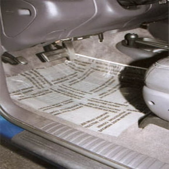 Plastic Carpet Protectors - 4 Mil 24" Perf. - 500 Feet