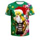 thumbnail image 1 of Nuevas camisetas para hombres con estampado de muñeco de nieve de Navidad en 3d, camisetas de manga corta Harajuku, ropa informal de verano para hombres, camiseta holgada de gran tamaño, 1 of 4