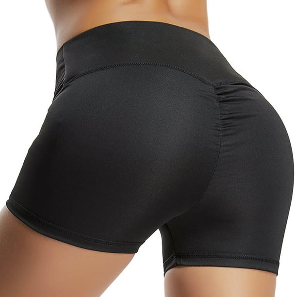 booty shorts for women black