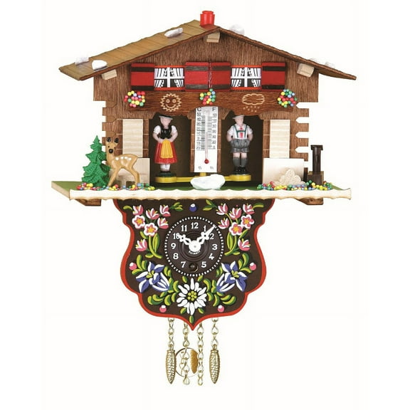 Black Forest Clock Swiss House Weather House