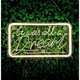 thumbnail image 3 of Letrero de neón It Was All A Dream, luces Led grabadas para decoración de habitación, decoración de cafetería Grinch, paneles de pared, soporte personalizado, 3 of 3