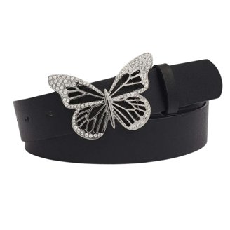 Butterfly Buckle (belt not included) Women PU Belt Butterfly Buckle Waist Belt Subculture Pin  main image 3