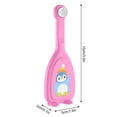 thumbnail image 3 of Advancent Cepillo de de silicona de mano en forma de U Boquilla para niños enteros de doble cara Limpieza infantil ancha Rosado 20piezas, 3 of 6