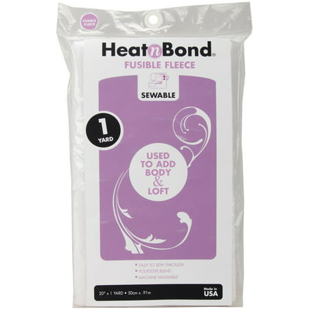Heat'n Bond High Loft Iron-On Fusible Fleece-White 20
