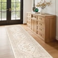 thumbnail image 5 of Kitchen Runner Rug Non Slip Washable 2.5x8, Soft Low Pile Entryway Rug Runners for Hallways,Carpet Runner for Living Room,Kitchen, Laundry, Bathroom(Cream/Beige,2.5'x8'), 5 of 8