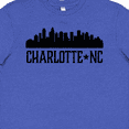 thumbnail image 4 of Inktastic Charlotte North Carolina Skyline NC City Youth T-Shirt, 4 of 5