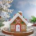 thumbnail image 3 of Neoyler Christmas Decorations Indoor Festive Candy Cookie Snow House Figurine with Long Lasting Resin Easy to Display for Enthusiasts and Holiday Centerpiece Decor 5.9in Multicolor, 3 of 4