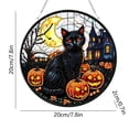 thumbnail image 4 of Halloween Diamond Art Painting Kits for Adults Acrylic Pendant, Cute Ghost Pumpkin Scarecrow Door Hanger Weatherproof Ornament for Entrance Window Display by OVFUIZ, 4 of 7
