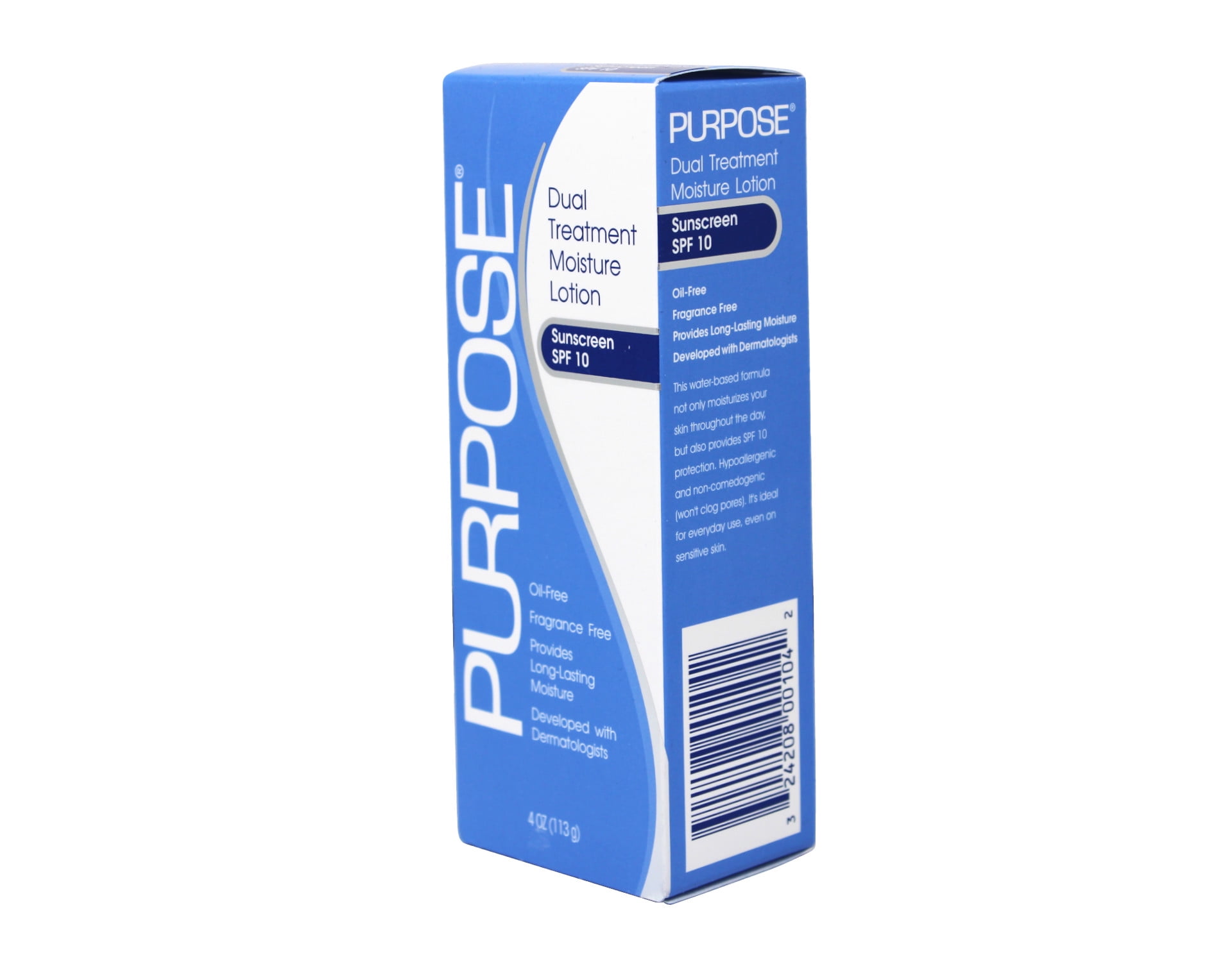 4 Pack - Purpose Dual Treatment Moisture Lotion SPF10 4 OZ Each