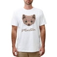 thumbnail image 1 of Portrait Of Marten Print Cotton Short Sleeves Round neck Men T-shirt MTS_00 2XL, 1 of 1