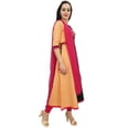 thumbnail image 4 of Atasi Designer Embroidery Peach Cotton A-Line Kurti Ethnic Women's Clothing - 6, 4 of 6