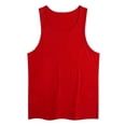 thumbnail image 6 of Kids Basic Tank Tops Boys Girls Sleeveless Cotton Racerback Tanks Undershirts Summer Casual Workout Tshirts 2 Years, Red, 6 of 7