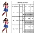 thumbnail image 4 of Disfraz de Mujer Maravilla para niños y niñas, disfraz de fiesta de Dc, disfraces de Halloween, 4 of 4