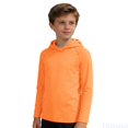 thumbnail image 2 of Fozruso Kids Long Sleeve Shirt Summer Hooded Sun Top for Boys And Girls Outdoor Play and Casual Activewear, 2 of 7