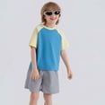 thumbnail image 2 of Bright Everyday Kids Tee for Girls and Boys—Breathable Short Sleeve Shirt Lightweight Comfortable Top for Play and, 2 of 7
