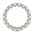 thumbnail image 4 of Round Shape Lab Grown Diamond Reona Eternity Ring For Women | 3 Carat IGI Certified 14K Yellow Gold | FG-VS Quality Friendly Diamonds Eternity Ring Size 4.5, 4 of 5