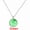 Green, variant on Full Moon Rising Moon Pendant Necklace Glow In The Dark Luminous Chain Women :yy-White