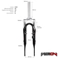 thumbnail image 2 of Suspension Horquilla R26 Negro negro, 2 of 6