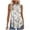 Khaki, variant on Women's Floral Tank Tops Crew Neck Sleeveless Irregular Hem Tunic Blouse Summer Casual Outfits Loose Fit (XL, Khaki)