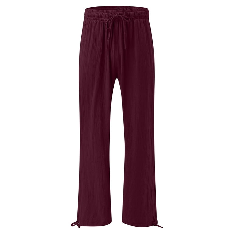 Straight wide leg pants - Purple