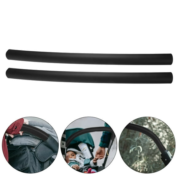 2pcs Baby Stroller Grip Covers Stroller Handle Protector Sleeve Replacement Stroller Accessories