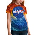 thumbnail image 6 of NASA T-Shirts for Boys Girls, Kids 3D Print Short Sleeve, Unisex Crew Neck Tee Shirts for Youth, 6 of 9