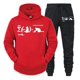thumbnail image 3 of Conjunto de ropa deportiva para hombre con estampado de gato y mecánica cuántica, sudadera con capucha y pantalones deportivos divertidos, conjunto para correr en la calle, 3 of 5
