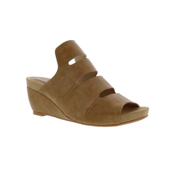 Bellini Whit Womens Open Toe Comfort Wedge Sandal 8 Natural Smooth