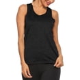 thumbnail image 6 of Workout Clothes for Women Sleeveless Cropped Tank Tops Scoop Neck T-Shirt Workout Sports Shirts Stretch Racerback Breathable Tee (Black,L), 6 of 7