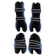 thumbnail image 4 of Protector De Caballo, Almohadillas Delanteras Y Traseras Con Absorción, Forro Suave Elástico Ligero, Botas De Pierna De Caballo Para Equipo Ecuestre OTVIAP Conjunto Azul de Cuatro L, 4 of 8