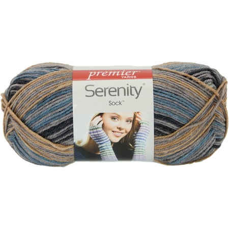 Serenity Sock Yarn-Gray Flannel