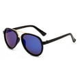 thumbnail image 2 of Newbee Fashion -Kids Girls Boys Plastic Aviator Sunglasses with Metal Bridge Stylish Fashion Kids Sunglasses with Flash Mirrorrd Lens UV Protection Lead Free High Quality, 2 of 2