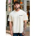 thumbnail image 2 of Camiseta de gran tamaño para hombre, ropa de entrenamiento de baloncesto, para correr, gimnasio, manga corta, cuello redondo de algodón, camiseta estampada para deportes y fitness, 2 of 5